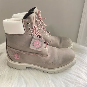Timberland Waterproof Grey and Pink